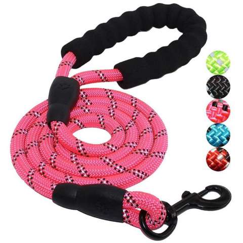 Amazon top seller 5FT 6FT reflective nylon pet leash dog leash pet accessories